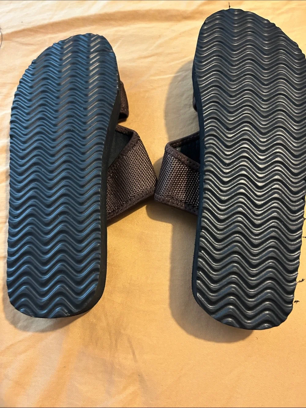Brown Sandal Slides with Straps